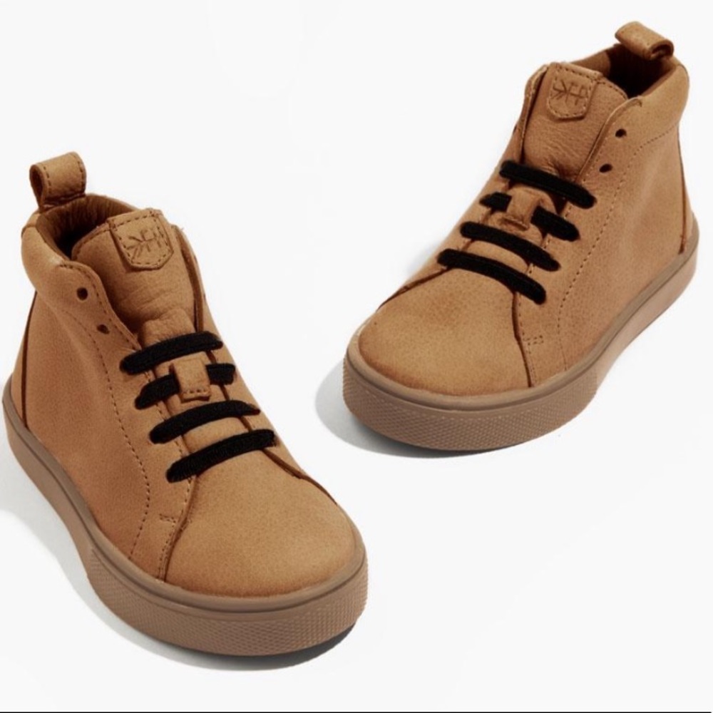 Freshly Picked Weathered Brown Leon Sneaker Leather Shoes High Tops